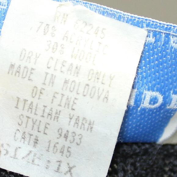 Vintage Morningside Ribbed Long Sleeve Sweater Dress Size 1X - Picture 11 of 11